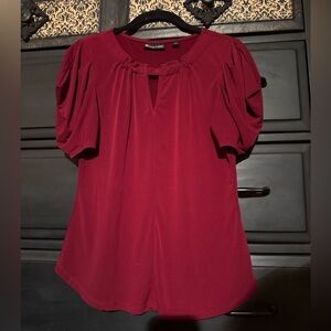 New York & Company Flutter Sleeve Blouse